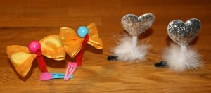 Hårspænder på stilk