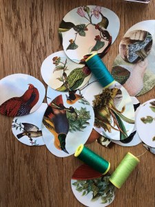 Sytråd sættes i æggene